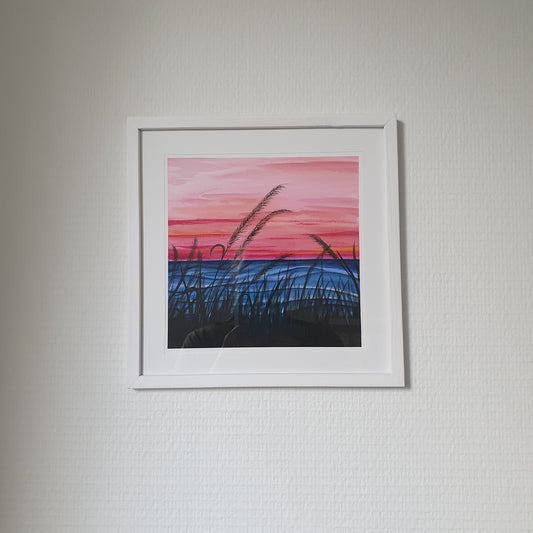 Sunset at the waterside